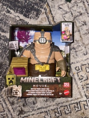 Minecraft Movie Battle Mode Great Hog Action Figure Mattel Mojang BRAND NEW