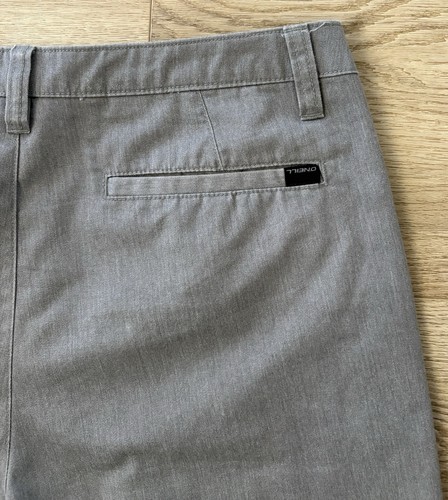 O'Neill Relaxed Fit Chino Shorts Men’s 36 Gray Stretch Walking Beach Golf Casual - Picture 5 of 14