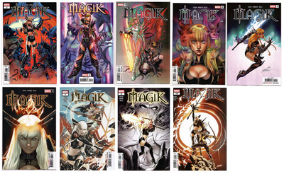#ad Magik #1 2 3 4 5 J. Scott Campbell TRADE # 6 7 8 10 Cover A Set LOT 2025 $84.99