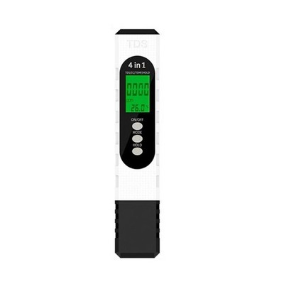4 Function Water Analyzers Acidity TDS Temperature Meter For Drinking Water Pool