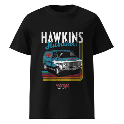 Stranger Things Season 5 Hawkins Hitmaker T-Shirt | WSQK Radio Van Fan T-Shirt