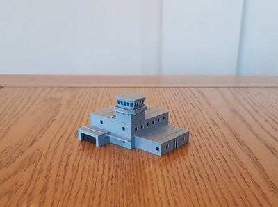 Neu 3D gedruckt - 1:400 Newquay ATC Tower - Flugzeug Diorama Modell.