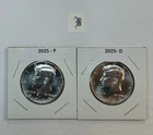 2025 P & D UNC Clad Kennedy Half Dollar Set in CB Flips -Free Shipping - B