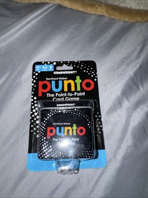 Gamewright Punto The Point To Point Card Game NIB Pocket Travel tin