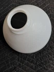 Vintage H D Beautiful Milk Glass Waffle Pattern Lampshade