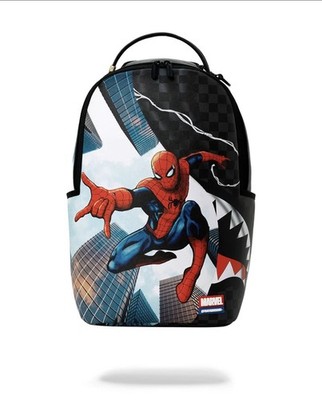 Sprayground Spiderman Curtain PROTECT THE CITY BACKPACK New in Bag