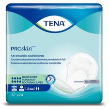TENA Night Super Bladder Control Incontinence Pads Heavy Absorbency 62718 48 Ct