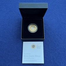 2011 KING JAMES BIBLE £2 SILVER PROOF COIN ROYAL MINT BRAND NEW 2E857