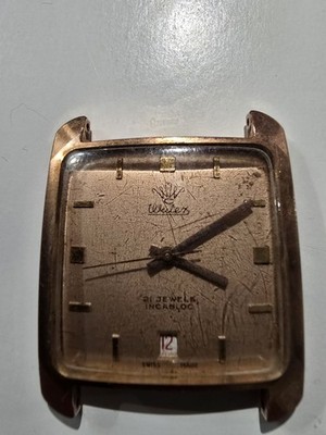 Watex Vintage Watch Rose Gold 21 Jewels
