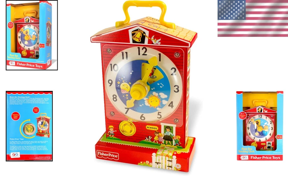 Reloj de enseñanza clásico Fisher Price Foto 2 de 4