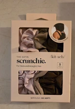 Kitsch Satin Scrunchie 5 piece