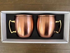 VonShef Moscow Mule Mug Set Moscow Mule Mugs Cups Barware