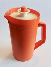 Kids Play Sized Tupperware classic orange pitcher