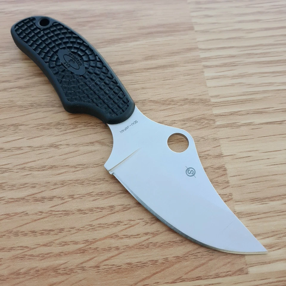 Faca fixa Spyderco ARK-Always Ready 2,5" H1 lâmina de aço preta cabo FRN 35PBK - Imagem 3 de 4