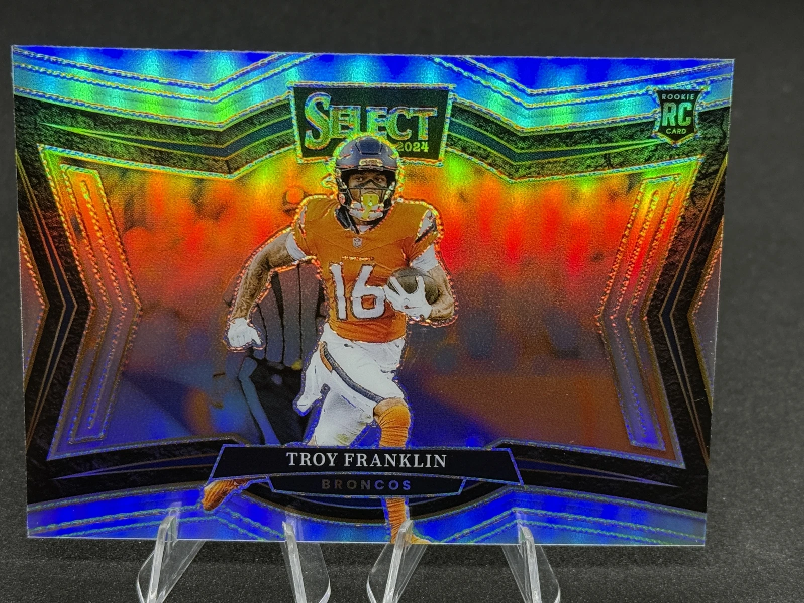 2024 Select #498 Field Level Silver Prizm Troy Franklin Rookie RC Broncos