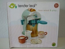 Tender Leaf Toys - Babyccino Maker - Wooden Coffee Machine Pretend Food Play Toy