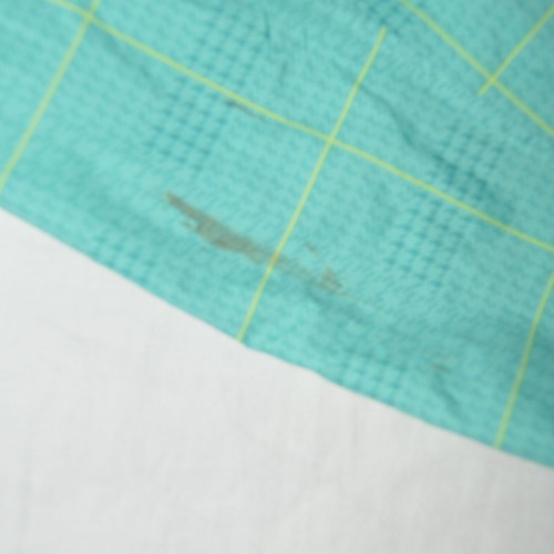 White Sierra Green Yellow Plaid Packable Water Resistant Windbreaker Jacket M L - Picture 3 of 3