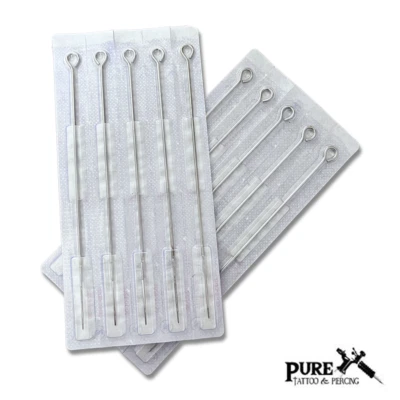 PT&P TATTOO NEEDLES - Professional & Sterile (RL, RS, RM, M1, M2, F) UK Seller