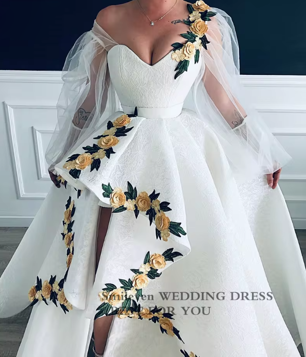 saudi princess wedding dress Mermaid Wedding Dresses Saudi Arabia Sweethear Pearl Bridal Dress White Princess