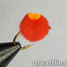 1 dozen (12) - Glo Bug - Red / Orange