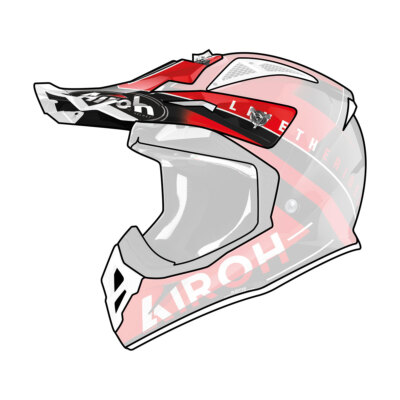Airoh Aviator ACE Amaze Red Helmet Frontline