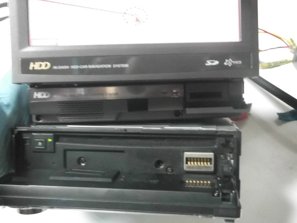 cq-dfx983 Panasonic stereo head unit tv screen motorised navigation - Image 4 of 4