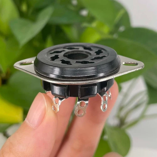 10PCS 8Pin Octal Vacuum Tube Socket For 6SN7 EL34 274B 6L6 KT88 Chassis Mount - Picture 7 of 17