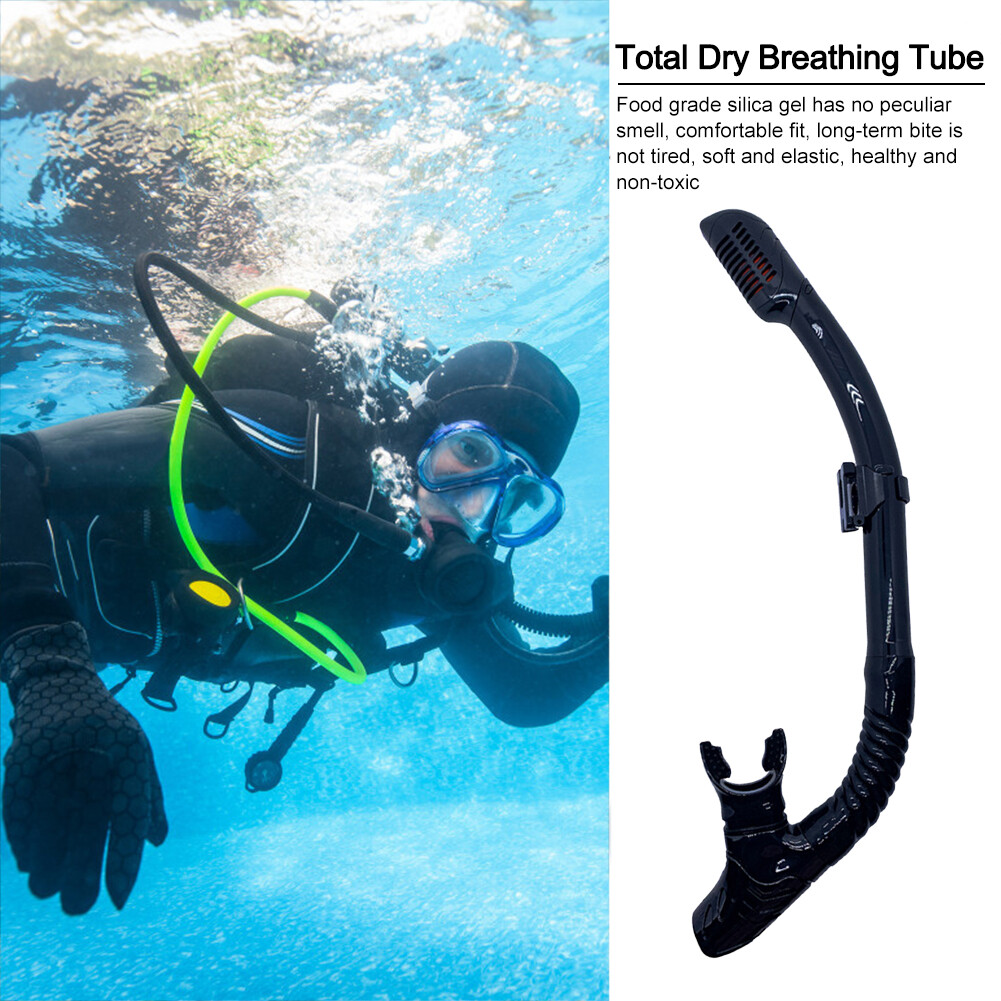 Diving Snorkel Full Dry Underwater Breathing Tube Hose Gear Swimming