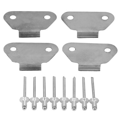 4x Hard Saddlebags Lids Wear Strike Plates Fit For Harley Touring Glide 93-13 US