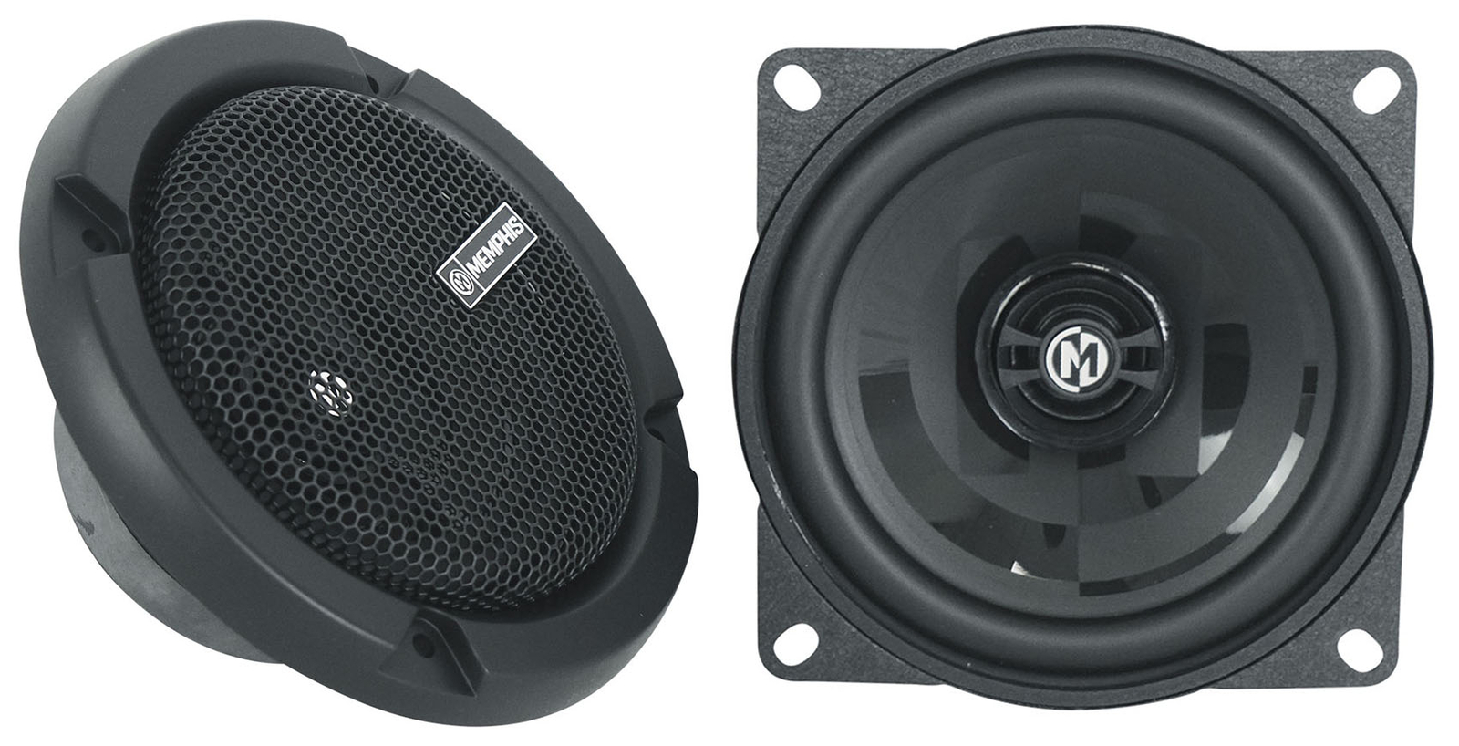 4 Memphis Audio PRXP4 - 4 40-ваттных 2-полосных автомобильных динамика с поворотными твитерами