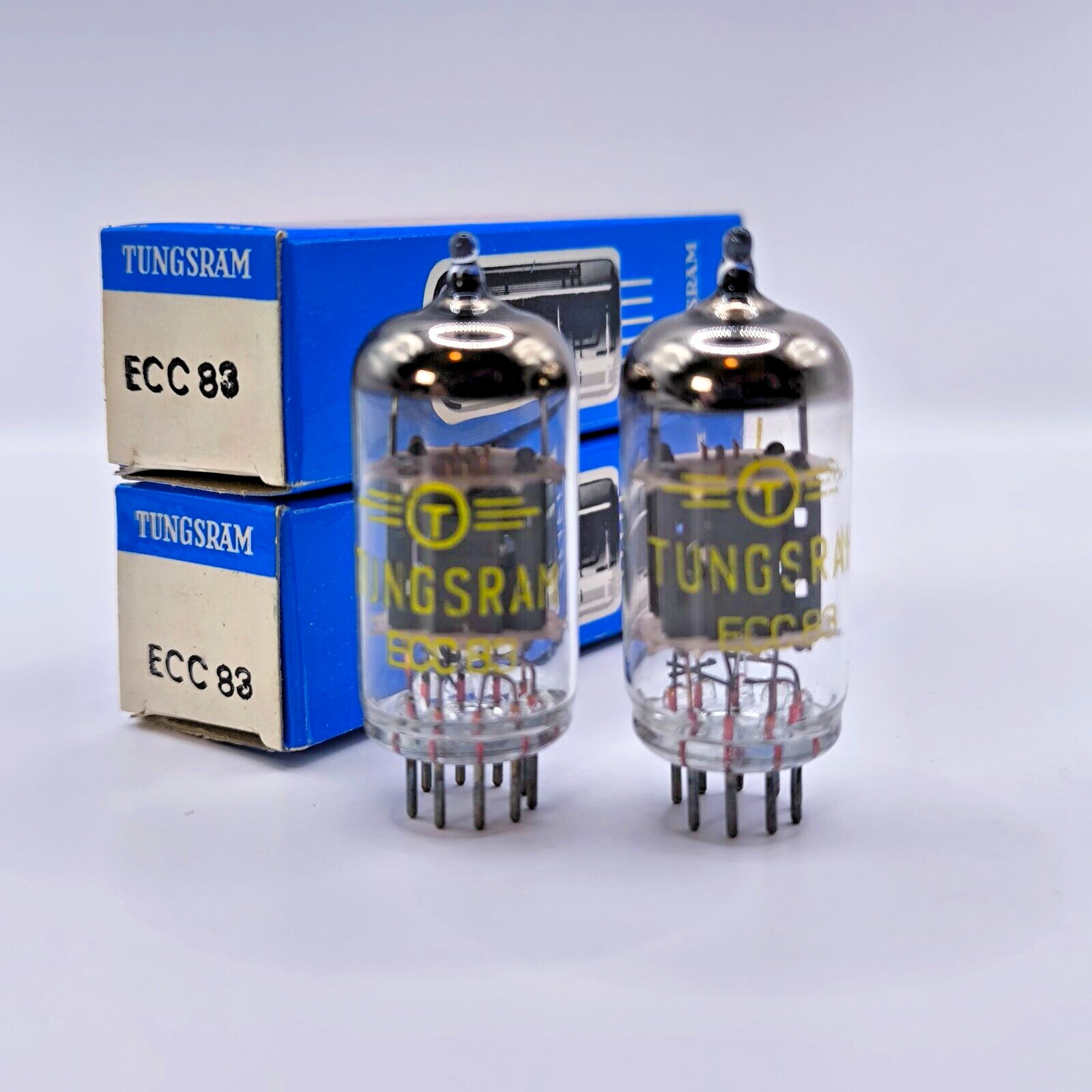 Tungsram ECC83 12AX7 tube, NOS NIB, NEW, made in Hungary, matched pair