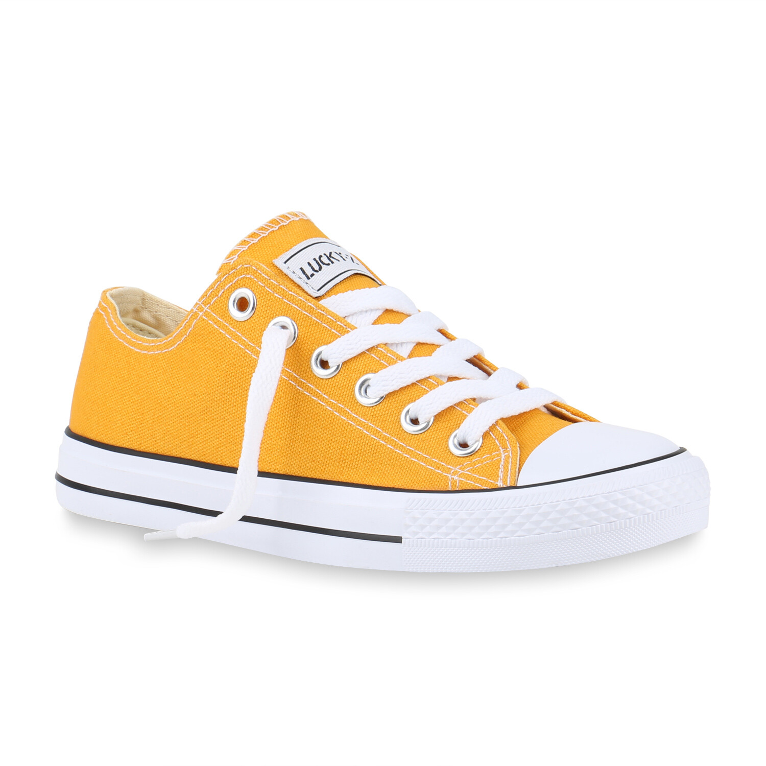 Damen Sneaker Low Schnürer Bequeme Spitze Schnür-Schuhe 840389 Mode
