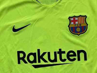 2018/19 Barcelona Away Jersey #10 Messi Small Nike Soccer