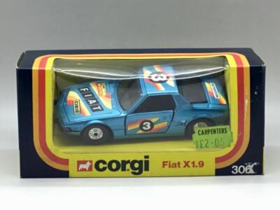 CORGI FIAT X1.9 BLUE RACING NUMBER 3 306 MINT BOXED | eBay