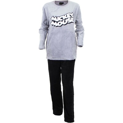 Disney Mickey Mouse Mann Frau Schlafanzug Lang Zwei Teile Pile Von Koralle Jacke