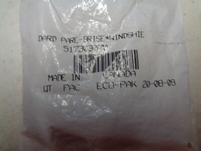 NOS Bombardier Brand Ski doo Lot of 2 windshield Dart GSX MXZ 380 600 517303070