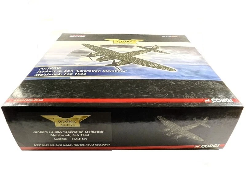 Corgi Aviation Archive 1:72 AA36706 Junkers Ju88A Mondiale " Operation Steinbock - Immagine 2 di 4