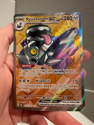 216 197 pokemon card Revavroom ex 216/197 Obsidian Flames Pokemon Card NM 0401#290