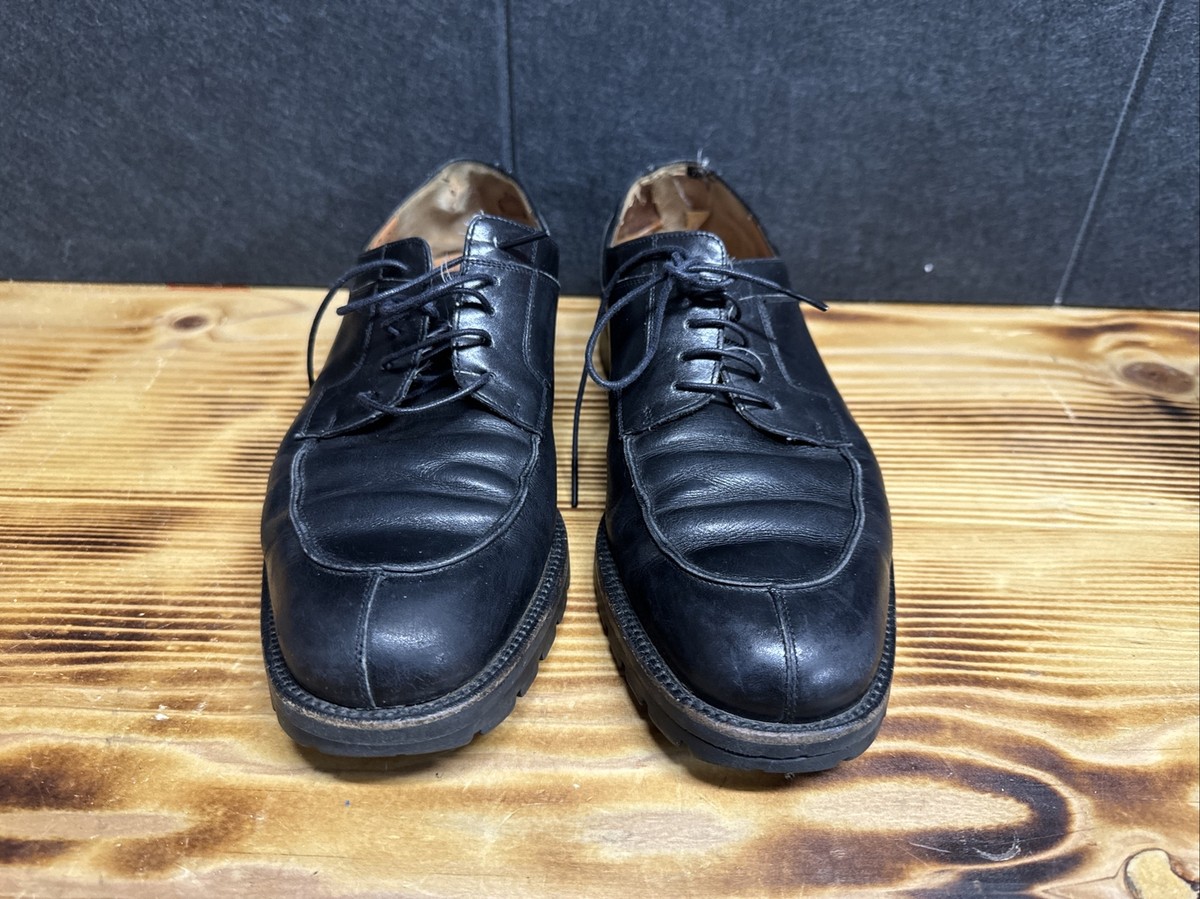 Vintage Salvatore Ferragamo Men Shoes Slip On Black Leather Size 7EE Made Italy Salvatore Ferragamo Vintage Shoes for Men for sale - eBay main image 2