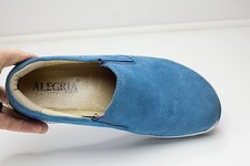 Alegria Schuster Mens Navy Blue Suede Slip On Comfort Loafers Shoes Size 44 / 10 Alegria Suede Men main image 3