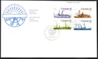 🍁Canada  #700 - 703URpb    "Inland Vessels"   Brand New 1976 First Day Cover