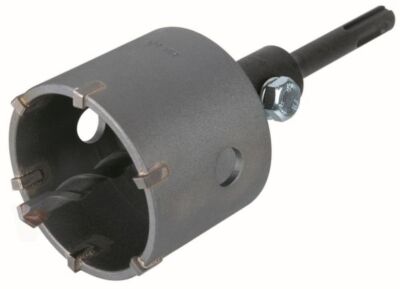 Wolfcraft Hohlbohrkrone Ø 40 mm inkl. SDS Plus Spanndorn  Bohrmaschinenaufsätze