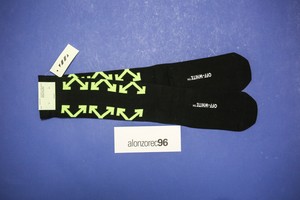 off white socks green