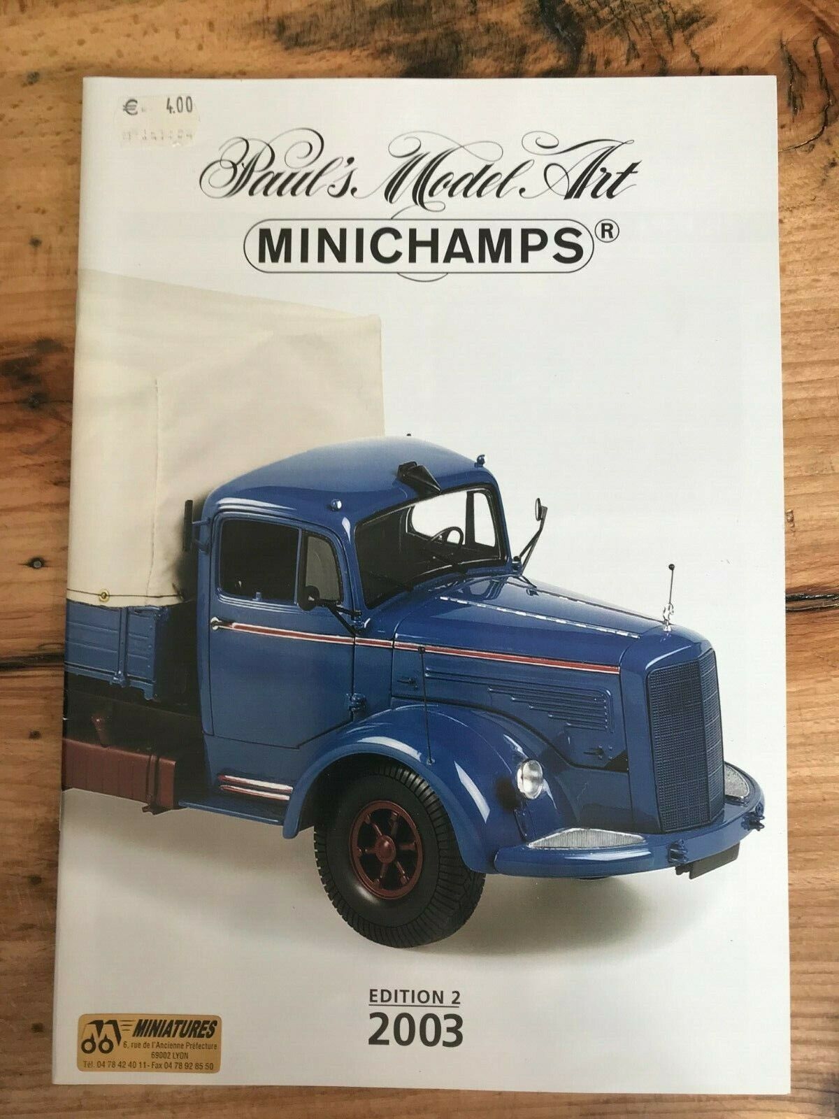 Dv9510 minichamps catalogue 2 edition (2003) 21x30cm 31 pages ve