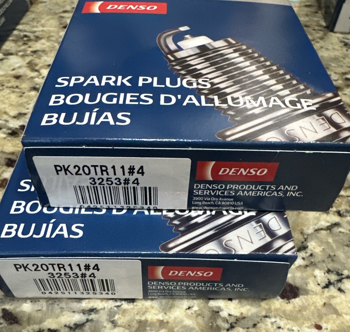 4x DENSO PK20TR11 (3253) Long-Life Double Platinum Spark Plugs – Made In Japan