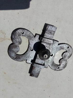 grande Targette Ancienne Fer Forgé XVIII°/ XIX° Verrou - Photo 1/4