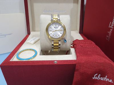 Salvatore Ferragamo Ladies Two Tone Watch Salvatore Ferragamo Two-Tone Brown Dial Women main image 4