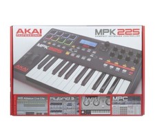 Akai Professional Mpk225 Usb Midi Keyboard Controller 25 Keys 8 Mpc Pads Q Links