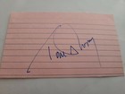 Tom Shopay New York Yankees Baltimore Orioles Signed Vintage Index Card — photo 2