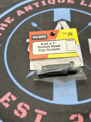 Du-Bro / Dubro. 318. 8-32 × 1'' Socket Head Cap Screws